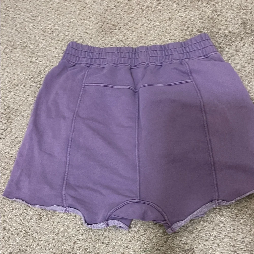 EUC! Free People/Free People Movement Lavender Athletic Shorts, Size XL - Picture 5 of 6